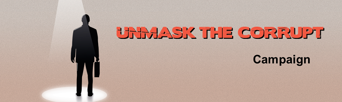 Unmask the Corrupt Launch article Unmask the Corrupt Launch article